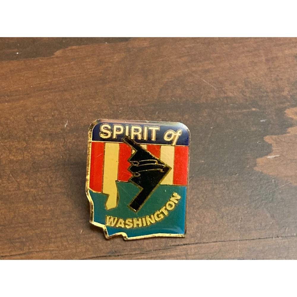 Spirit of Washington B-2 Stealth Bomber US Air Force Collector Lapel Pin